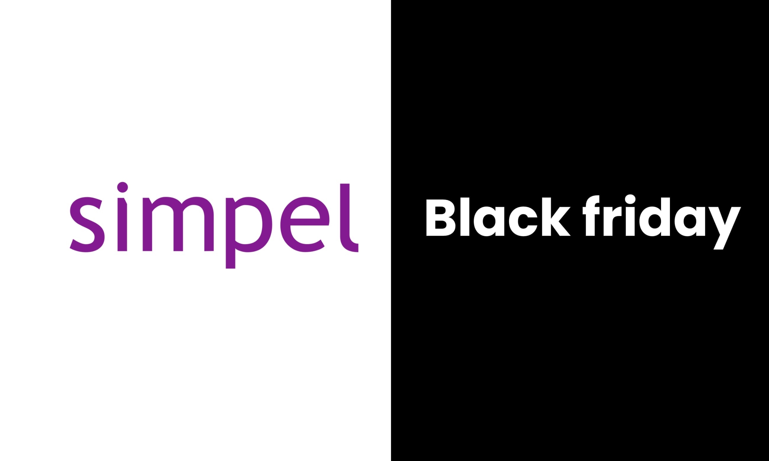 Simpel Black Friday deals 2024